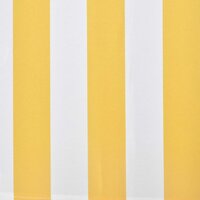 Luifel gemotoriseerd uitschuifbaar 400 cm geel/wit 3