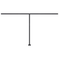 Luifel automatisch met LED en windsensor 400x300 cm geel en wit 8