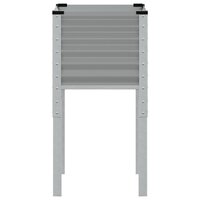 Plantenbak 45x45x88 cm staal grijs 4