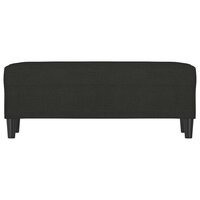 Bankje 100x35x41 cm stof zwart 3