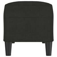 Bankje 100x35x41 cm stof zwart 4