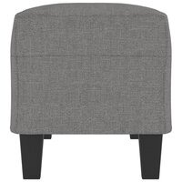 Bankje 100x35x41 cm stof donkergrijs 4
