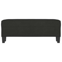 Bankje 100x35x41 cm stof zwart 3