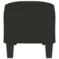 Bankje 100x35x41 cm stof zwart 4