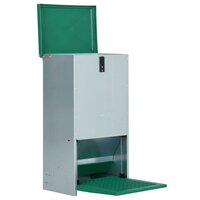 Pluimveevoerbak automatisch met pedaal 20 kg 6
