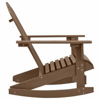 Tuinschommelstoel hout bruin 3