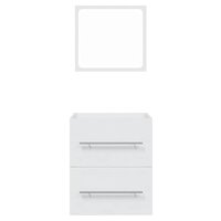 Badkamerkast met spiegel 41x38,5x48 cm wit  5