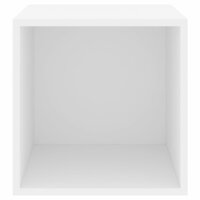 Wandkast 37x37x37 cm bewerkt hout wit 9