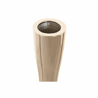 Kandelaar Home ESPRIT Zilverkleurig Aluminium Modern 7,5 x 7,5 x 25 cm 2