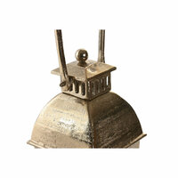 Lantaarn Home ESPRIT Gouden Aluminium Kristal Vintage 17 x 17 x 59 cm 2