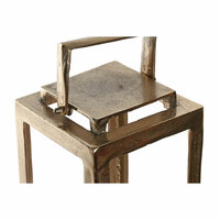 Lantaarn Home ESPRIT Gouden Aluminium Kristal Modern 20 x 20 x 74 cm 2