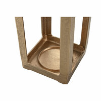 Lantaarn Home ESPRIT Gouden Aluminium Kristal Modern 15 x 15 x 59 cm 3