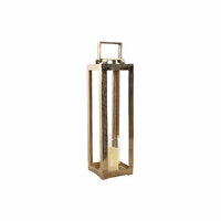 Lantaarn Home ESPRIT Gouden Aluminium Kristal Modern 15 x 15 x 59 cm 5