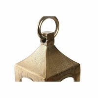 Lantaarn Home ESPRIT Gouden Aluminium Kristal Arabisch 14 x 14 x 65 cm 2