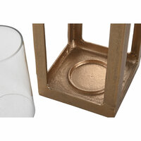 Lantaarn Home ESPRIT Gouden Aluminium Kristal Arabisch 15 x 15 x 52 cm 2