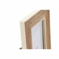 Fotolijsten Home ESPRIT Wit Natuurlijk Hars Mangohout Stads 2