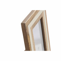 Fotolijsten Home ESPRIT Wit Natuurlijk Bot Mangohout Stads 2