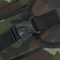 Hengeltas 150 cm camouflage oxford stof groen 6