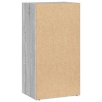 Boekenkast 40x30x77 cm bewerkt hout grijs sonoma eikenkleurig 6