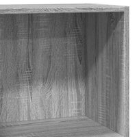Boekenkast 40x30x77 cm bewerkt hout grijs sonoma eikenkleurig 7