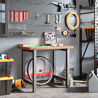 Werkbank rechthoekig 100x60x83 cm massief beukenhout 3