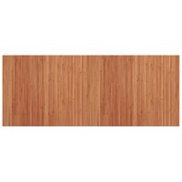 Vloerkleed rechthoekig 80x200 cm bamboe bruin 2