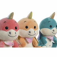 Knuffel DKD Home Decor Geel Oranje Munt Polyester Kinderen 19 x 20 x 28 cm (3 Stuks) 3