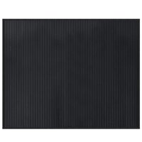 Vloerkleed rechthoekig 80x100 cm bamboe zwart 2