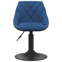Barkruk fluweel blauw 3