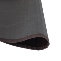 Vloerkleed rond 80 cm bamboe donkerbruin 5