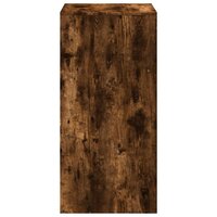 Bartafel 51x50x103,5 cm bewerkt hout gerookt eikenkleur 5