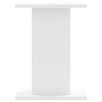 Speakerstandaards 2 st 30x30x40 cm bewerkt hout wit 5