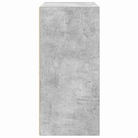 Boekenkast 31x24x52 cm bewerkt hout betongrijs 6