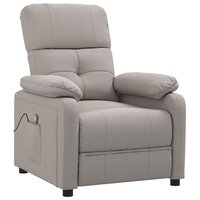 Massagestoel stof taupe 2
