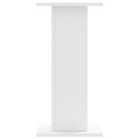 Speakerstandaards 2 st 30x30x60 cm bewerkt hout wit 4