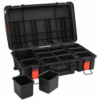 Flightcase draagbaar 56,5x34x16 cm PP zwart 4