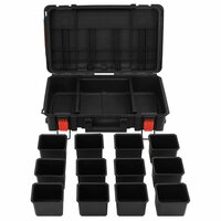 Flightcase draagbaar 56,5x34x16 cm PP zwart 5