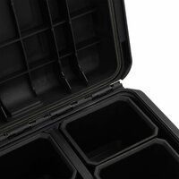 Flightcase draagbaar 56,5x34x16 cm PP zwart 6