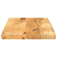 Tafelblad met natuurlijke rand 50x30x2,5 cm massief mangohout 4