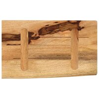 Tafelblad met natuurlijke rand 50x30x2,5 cm massief mangohout 5