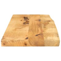 Tafelblad met natuurlijke rand 70x20x3,8 cm massief mangohout 4