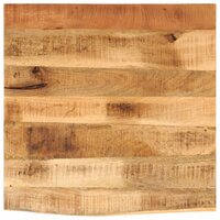 Tafelblad met natuurlijke rand 40x40x3,8 cm massief mangohout 4