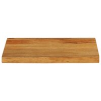 Tafelblad met natuurlijke rand 40x20x3,8 cm massief mangohout 3