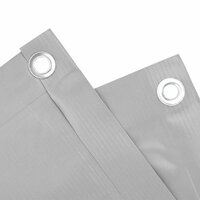 Balkonscherm 400x75 cm PVC grijs 4