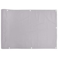 Balkonscherm 400x90 cm PVC grijs 2