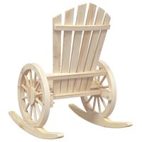 Schommelstoelen 2 st Adirondack massief vurenhout 7