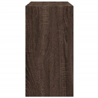 Wastafelkast 63x29x55 cm bewerkt hout bruin eikenkleurigig 6