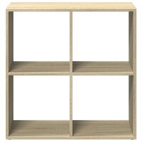 Kamerscherm / boekenkast 69,5x29x69,5 cm hout sonoma eikenkleur 5