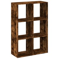 Kamerscherm / boekenkast 69,5x29x103,5 cm hout gerookt eiken 2