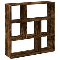 Kamerscherm / boekenkast 102x29x103,5 cm hout gerookt eiken 2